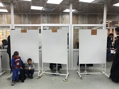 Data entry station staff